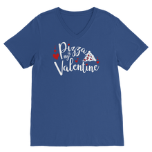 Load image into Gallery viewer, Pizza is My Valentine Classic V-Neck T-Shirt