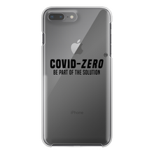 Load image into Gallery viewer, Covid-Zero Collection Back Printed Transparent Hard Phone Case