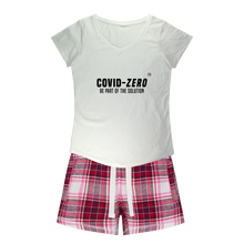 Load image into Gallery viewer, Covid-Zero Collection Girls Sleepy Tee and Flannel Short
