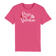 Load image into Gallery viewer, Pizza is My Valentine Premium Organic Adult T-Shirt