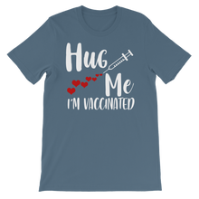 Load image into Gallery viewer, Hug Me I'm Vaccinated Classic Kids T-Shirt