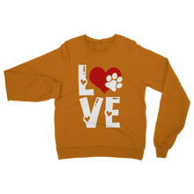 Load image into Gallery viewer, Love Dog Classic Adult Sweatshirt