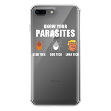 Load image into Gallery viewer, Trump Parasite Back Printed Transparent Soft Phone Case