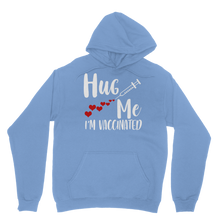 Load image into Gallery viewer, Hug Me I'm Vaccinated Classic Adult Hoodie
