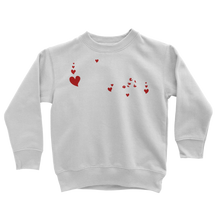 Load image into Gallery viewer, Pizza is My Valentine Classic Kids Sweatshirt
