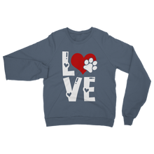 Load image into Gallery viewer, Love Dog Classic Adult Sweatshirt