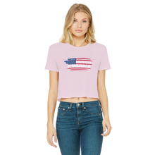 Load image into Gallery viewer, Unmask Classic Women's Cropped Raw Edge T-Shirt