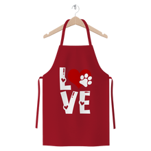 Load image into Gallery viewer, Love Dog Premium Jersey Apron