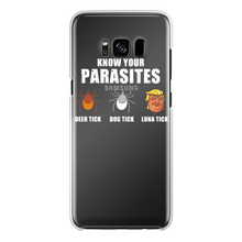 Load image into Gallery viewer, Trump Parasite Back Printed Transparent Hard Phone Case