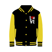 Load image into Gallery viewer, Love Dog Varsity Jacket