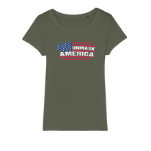 Load image into Gallery viewer, Unmask Organic Jersey Womens T-Shirt