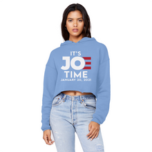 Load image into Gallery viewer, Joe Biden Unisex Cropped Raw Edge Boyfriend Hoodie