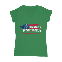 Load image into Gallery viewer, Unmask Classic Women's V-Neck T-Shirt