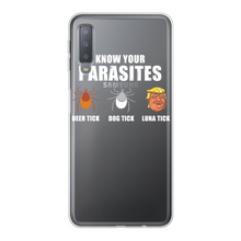 Load image into Gallery viewer, Trump Parasite Back Printed Transparent Soft Phone Case