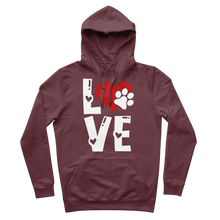 Load image into Gallery viewer, Love Dog Premium Adult Hoodie