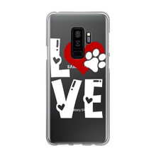 Load image into Gallery viewer, Love Dog Back Printed Transparent Soft Phone Case