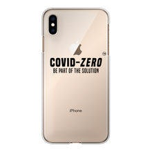 Load image into Gallery viewer, Covid-Zero Collection Back Printed Transparent Hard Phone Case