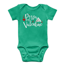 Load image into Gallery viewer, Pizza is My Valentine Classic Baby Onesie Bodysuit