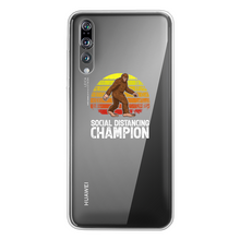 Load image into Gallery viewer, Social Distance Back Printed Transparent Soft Phone Case