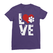 Load image into Gallery viewer, Love Dog Premium Jersey Women's T-Shirt
