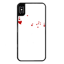 Load image into Gallery viewer, Pizza is My Valentine Back Printed Black Hard Phone Case
