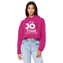 Load image into Gallery viewer, Joe Biden Unisex Cropped Raw Edge Boyfriend Hoodie