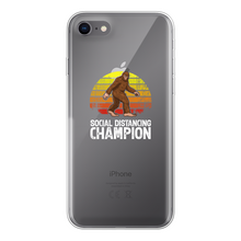 Load image into Gallery viewer, Social Distance Back Printed Transparent Soft Phone Case