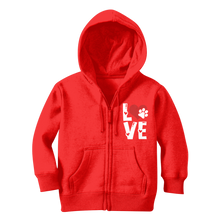 Load image into Gallery viewer, Love Dog Classic Kids Zip Hoodie
