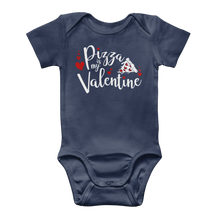 Load image into Gallery viewer, Pizza is My Valentine Classic Baby Onesie Bodysuit