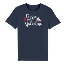 Load image into Gallery viewer, Pizza is My Valentine Premium Organic Adult T-Shirt