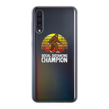 Load image into Gallery viewer, Social Distance Back Printed Transparent Soft Phone Case