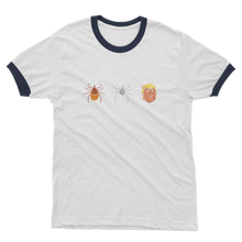 Load image into Gallery viewer, Trump Parasite Adult Ringer T-Shirt