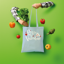 Load image into Gallery viewer, Pizza is My Valentine Shopper Tote Bag