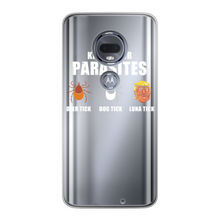 Load image into Gallery viewer, Trump Parasite Back Printed Transparent Soft Phone Case