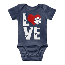 Load image into Gallery viewer, Love Dog Classic Baby Onesie Bodysuit
