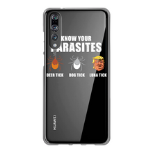 Load image into Gallery viewer, Trump Parasite Back Printed Transparent Soft Phone Case