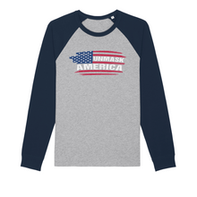 Load image into Gallery viewer, Unmask Organic Raglan Long Sleeve Shirt