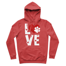 Load image into Gallery viewer, Love Dog Premium Adult Hoodie
