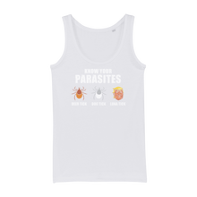 Load image into Gallery viewer, Trump Parasite Organic Jersey Womens Tank Top