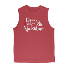Load image into Gallery viewer, Pizza is My Valentine Premium Adult Muscle Top