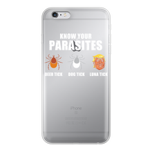 Load image into Gallery viewer, Trump Parasite Back Printed Transparent Soft Phone Case