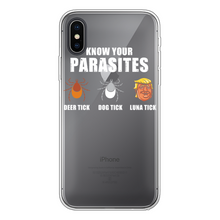 Load image into Gallery viewer, Trump Parasite Back Printed Transparent Soft Phone Case