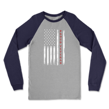 Load image into Gallery viewer, Proud Veteran Classic Raglan Long Sleeve Shirt