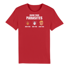Load image into Gallery viewer, Trump Parasite Premium Organic Adult T-Shirt