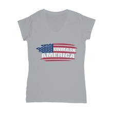 Load image into Gallery viewer, Unmask Classic Women's V-Neck T-Shirt