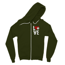 Load image into Gallery viewer, Love Dog Classic Adult Zip Hoodie