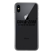 Load image into Gallery viewer, Covid-Zero Collection Back Printed Transparent Hard Phone Case