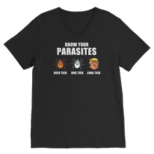 Load image into Gallery viewer, Trump Parasite Classic V-Neck T-Shirt