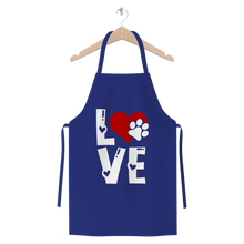 Load image into Gallery viewer, Love Dog Premium Jersey Apron