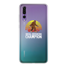 Load image into Gallery viewer, Social Distance Back Printed Transparent Soft Phone Case